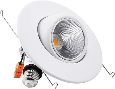 6 inch gimbal led recessed light with junction box|6 inch led retrofit gimbal.